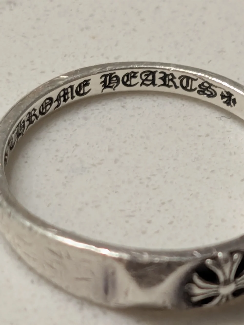 Chrome Hearts Bubblegum Pyramid Plus ring